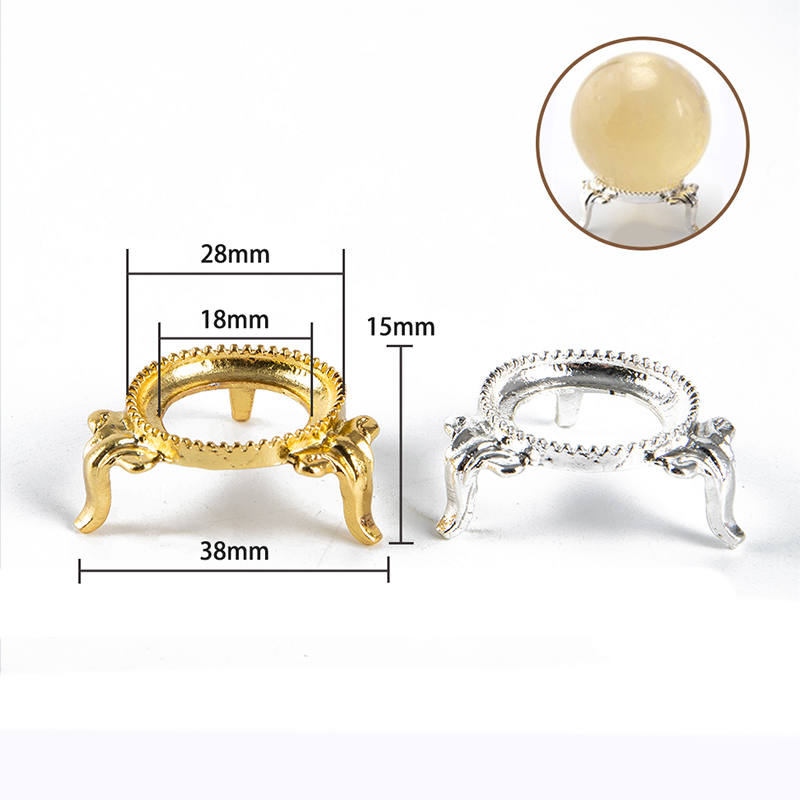 Crystal Ball Decor - Supporto per espositore in metallo per