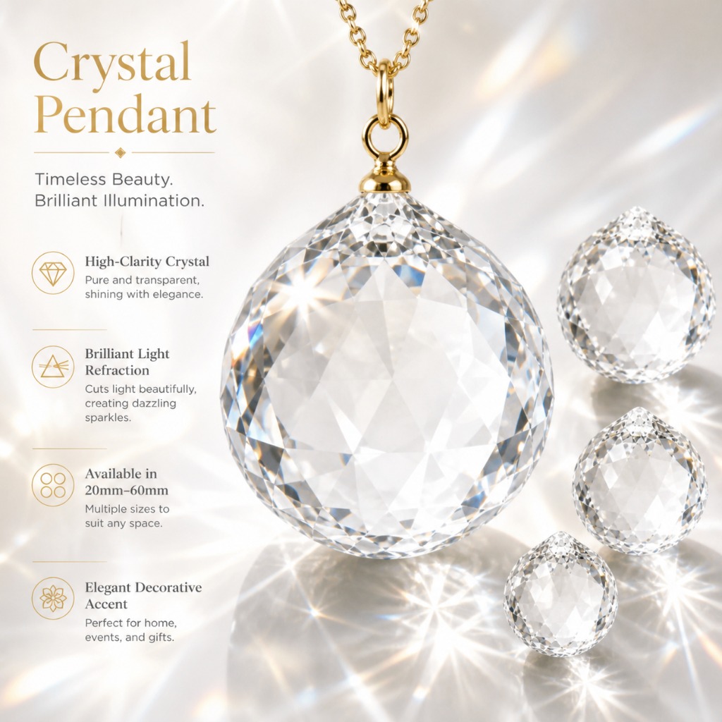 Pendente a Goccia in Cristallo - Crystal Ball Decor recensione e prezzo